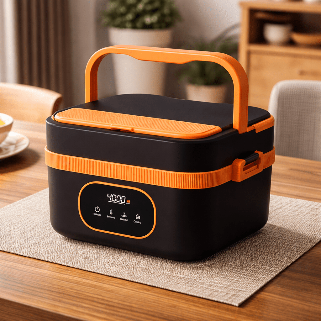 Kabellose Lunchbox für warme Mahlzeiten im Büro 4