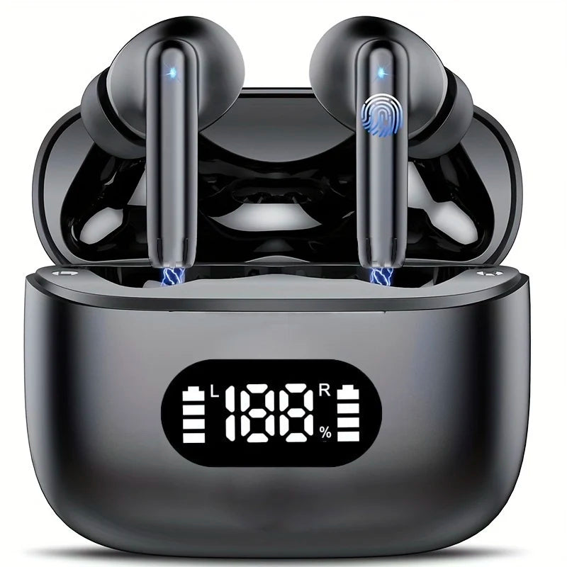 Kabellose Ohrhörer Bluetooth 5.3 mit 6 Mikrofonen – Beste In Ear Kopfhörer für Herren und Damen 0