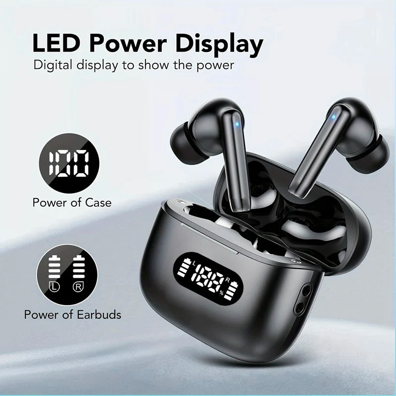 Kabellose Ohrhörer Bluetooth 5.3 mit 6 Mikrofonen – Beste In Ear Kopfhörer für Herren und Damen 1