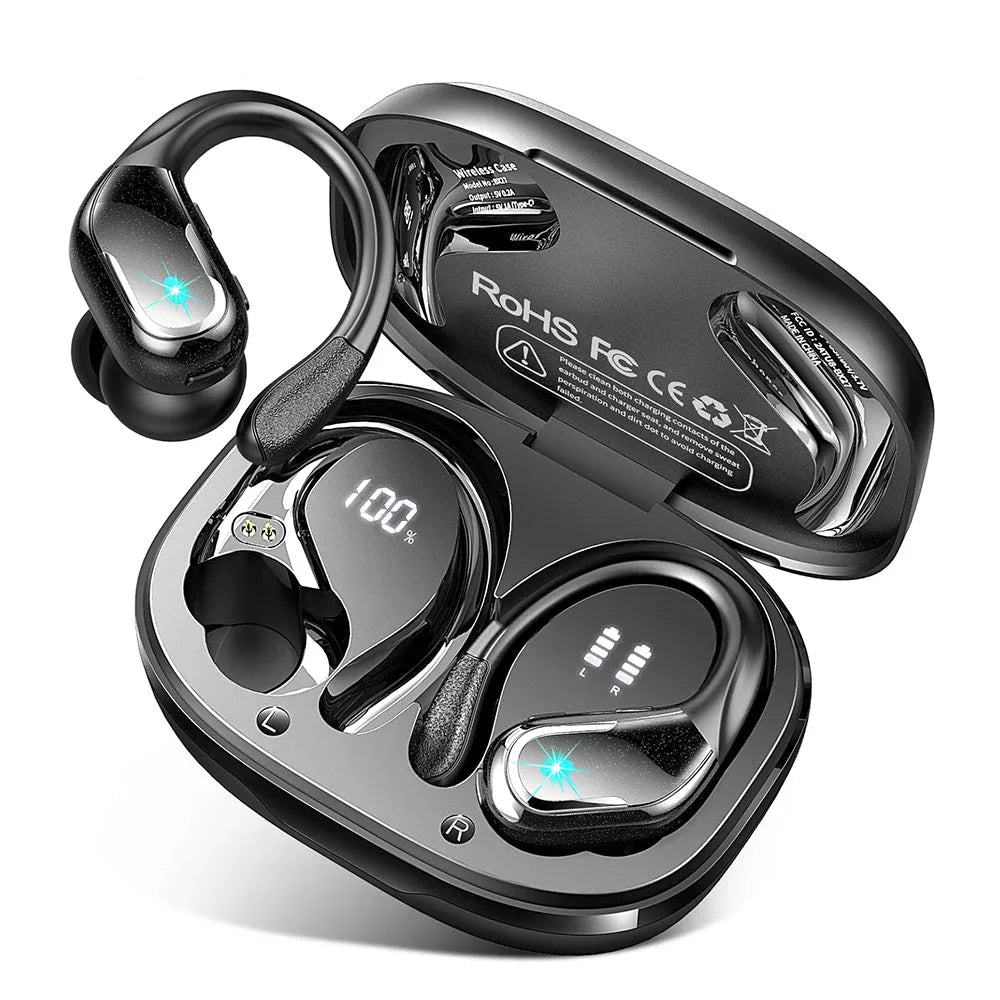 Kabellose Ohrhörer Bluetooth 5.3 mit IP7 Wasserschutz für Sport - Beste Bluetooth Kopfhörer Test 0