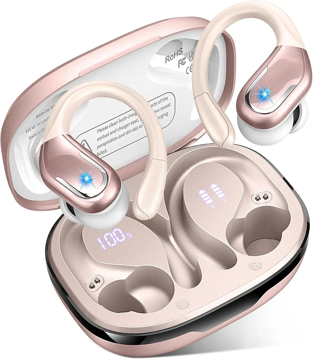 Kabellose Ohrhörer Bluetooth 5.3 mit IP7 Wasserschutz für Sport - Beste Bluetooth Kopfhörer Test 7