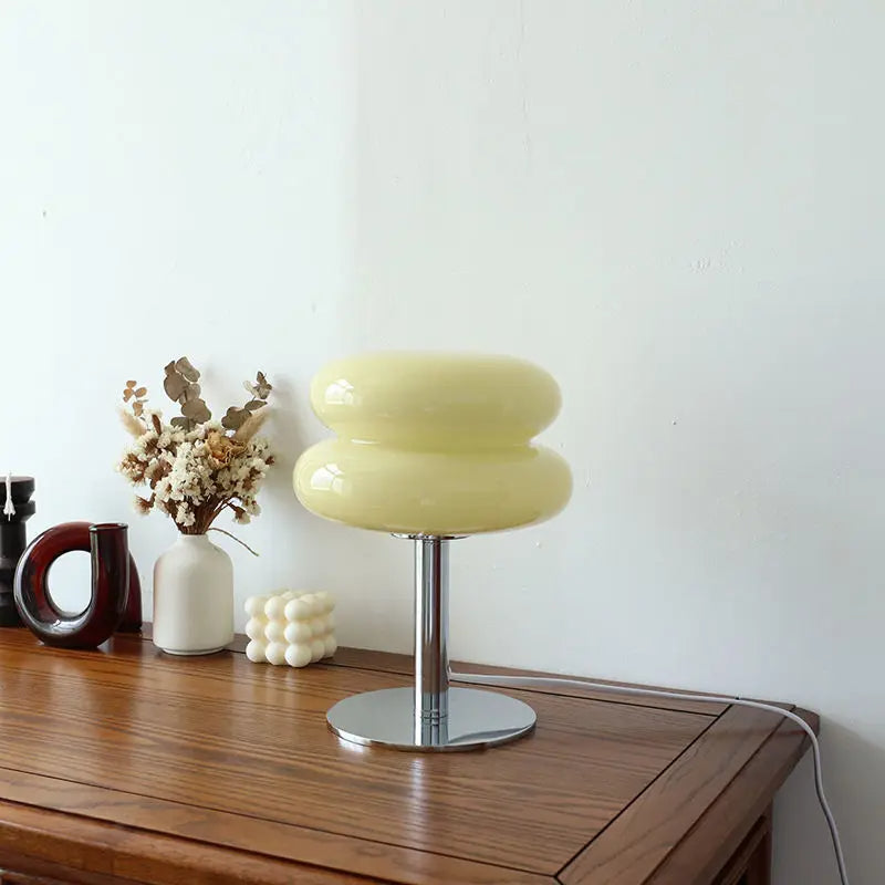 Kabellose Tischlampe Vintage Bauhaus Stil LED Dimmbar für Wohnzimmer und Büro 2