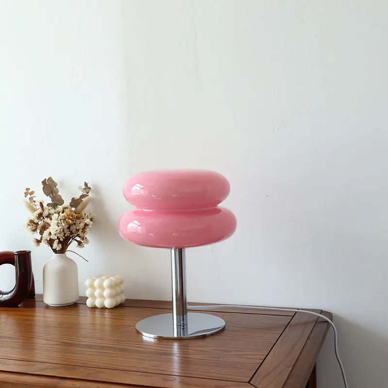 Kabellose Tischlampe Vintage Bauhaus Stil LED Dimmbar für Wohnzimmer und Büro 3