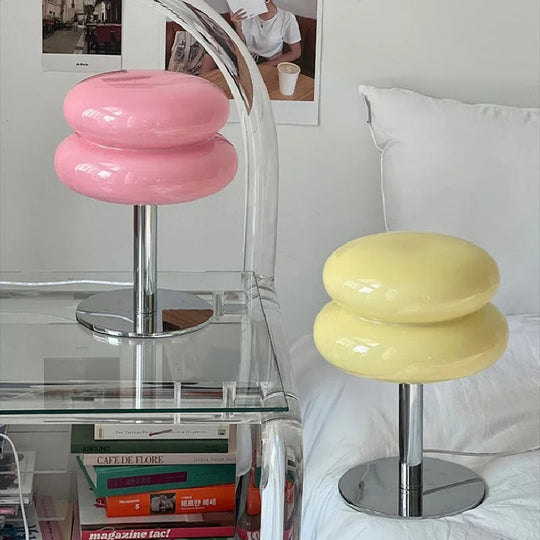 Kabellose Tischlampe Vintage Bauhaus Stil LED Dimmbar für Wohnzimmer und Büro 5