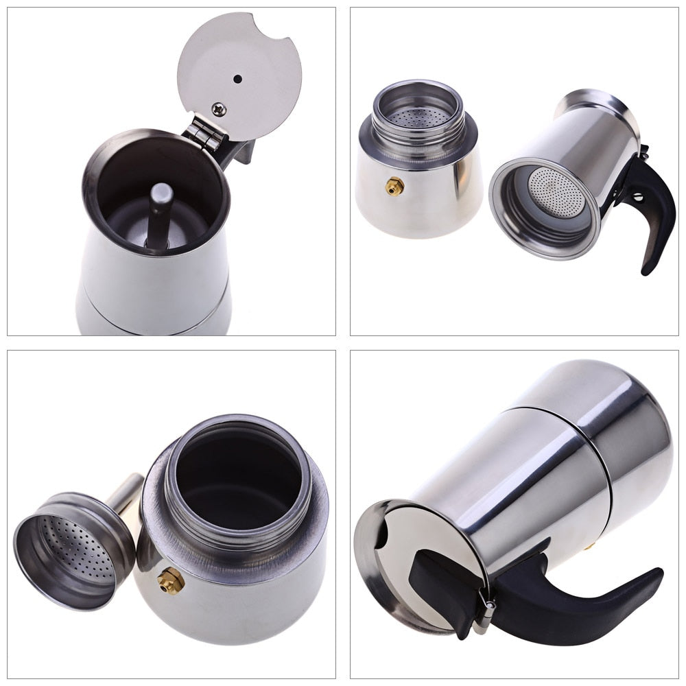 Kaffeekanne Mokka Perkolator Stilvoll Für Herd 2