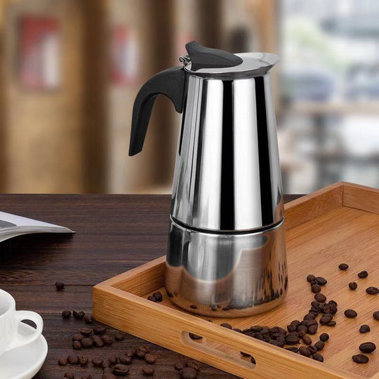Kaffeekanne Mokka Perkolator Stilvoll Für Herd 4
