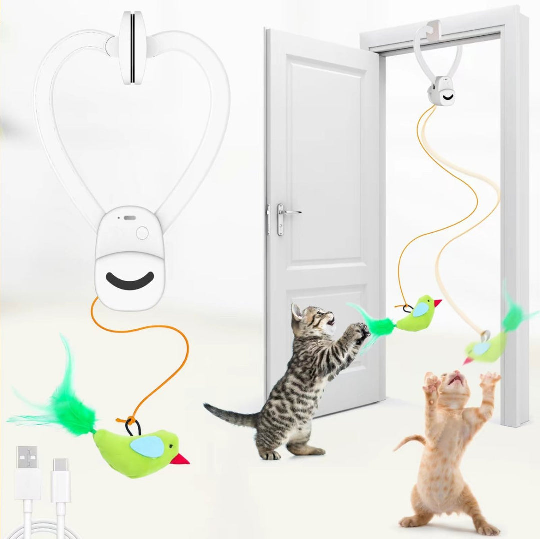 Katzen Spielzeug Fliegendes Vogelspielzeug für aktive Katzen 2