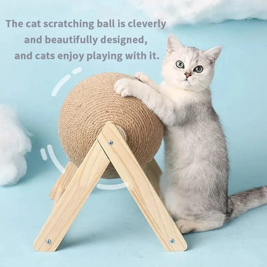 Katzenkratzspielzeug Dreieckig für Innenräume mit Drehbarer Funktion 1