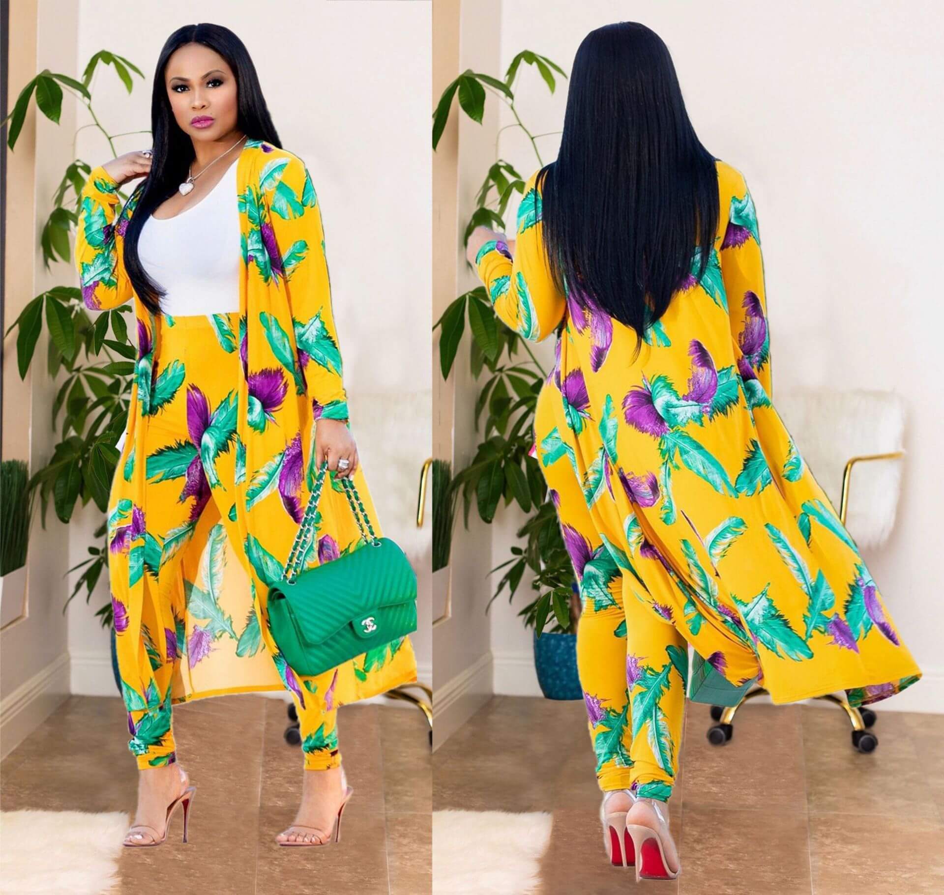 Kimono-Strickjacken-Set