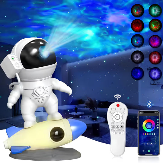 Kinder Astronauten Projektorlampe Mit Bluetooth Lautsprecher 3