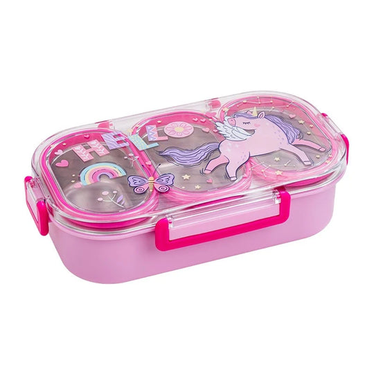 Kinder Bento-Lunchbox Weltraum-Design mit Fächern 8