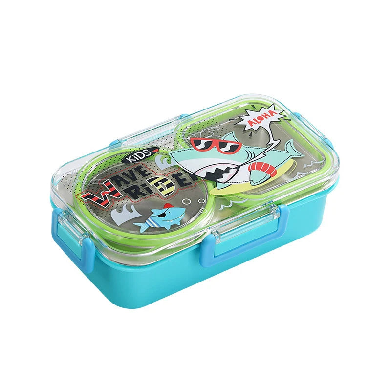 Kinder Bento-Lunchbox mit Hai-Motiv Verspielt und Praktisch 3