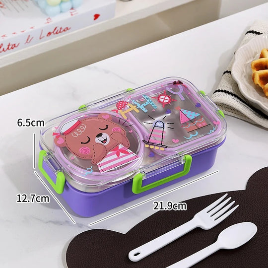 Kinder Bento-Lunchbox mit Hai-Motiv Verspielt und Praktisch 4