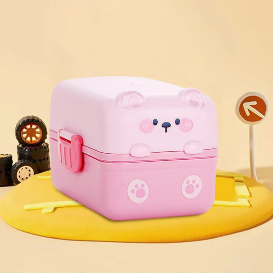 Kinder Bento-Lunchbox mit Tiermotiv Verspielt und Praktisch 2