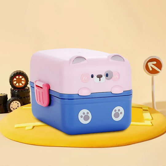 Kinder Bento-Lunchbox mit Tiermotiv Verspielt und Praktisch 5