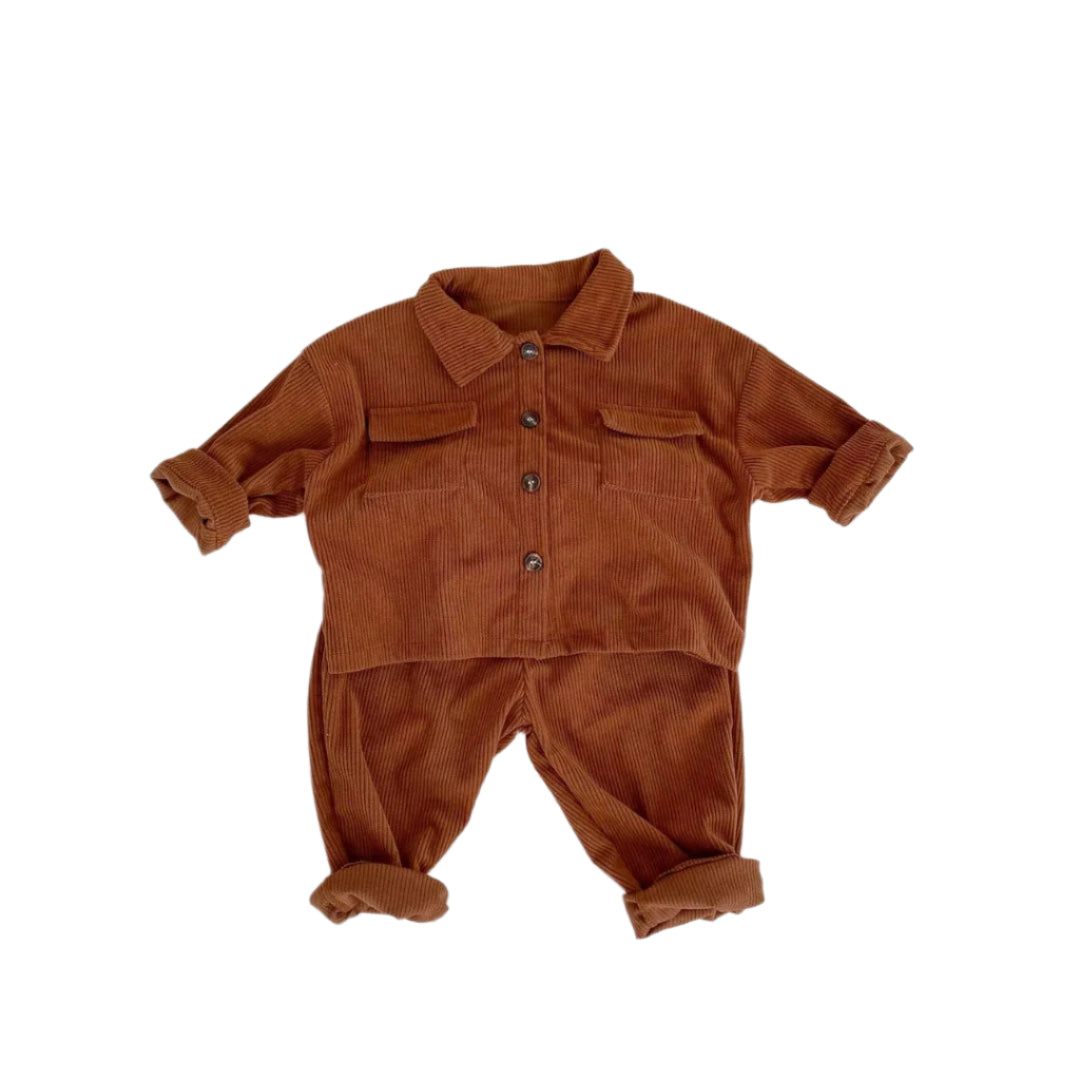 Kinder Corduroy Set für Abenteuer und besondere Anlässe 0