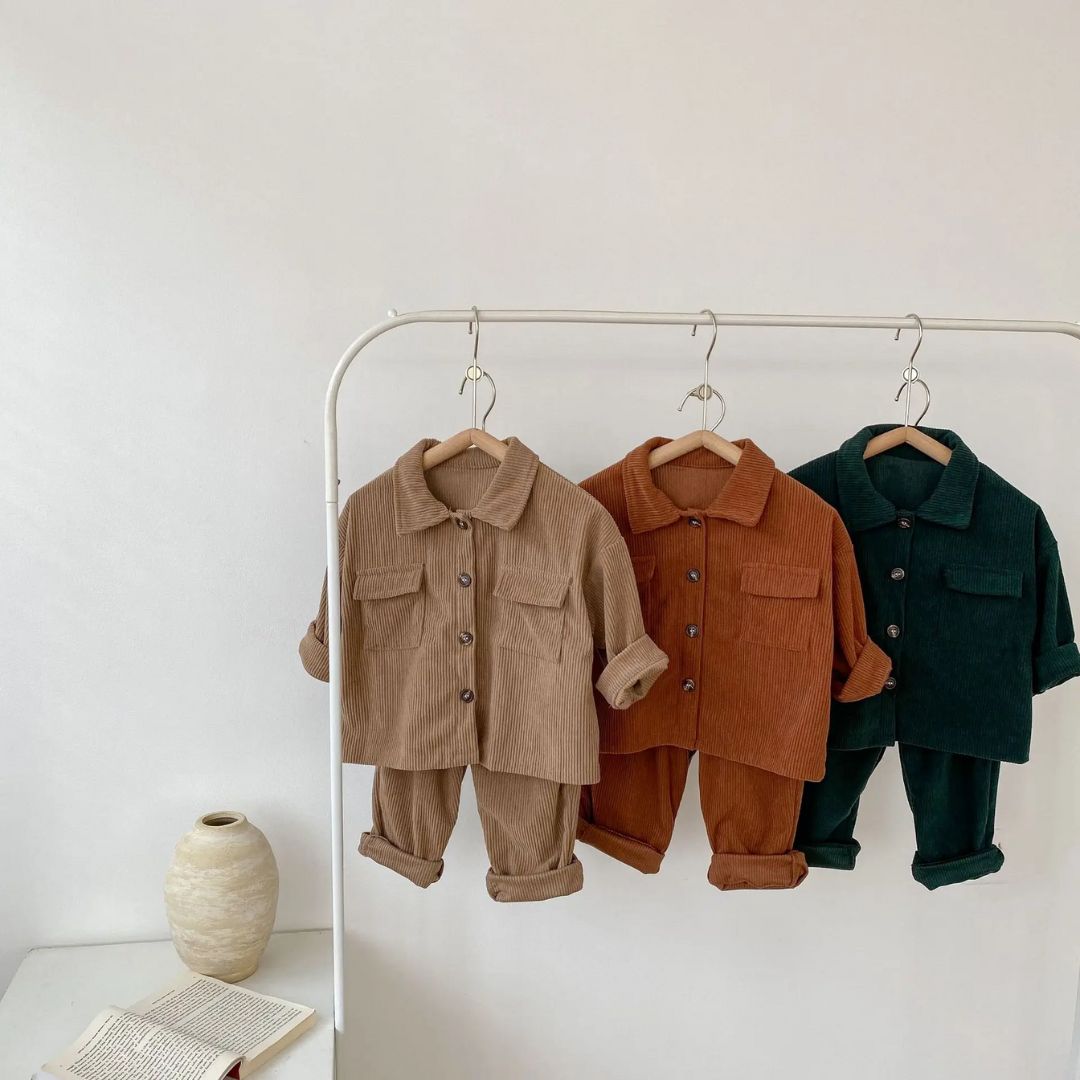 Kinder Corduroy Set für Abenteuer und besondere Anlässe 1