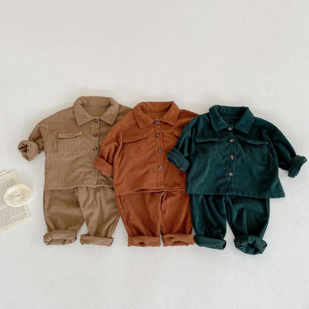 Kinder Corduroy Set für Abenteuer und besondere Anlässe 2