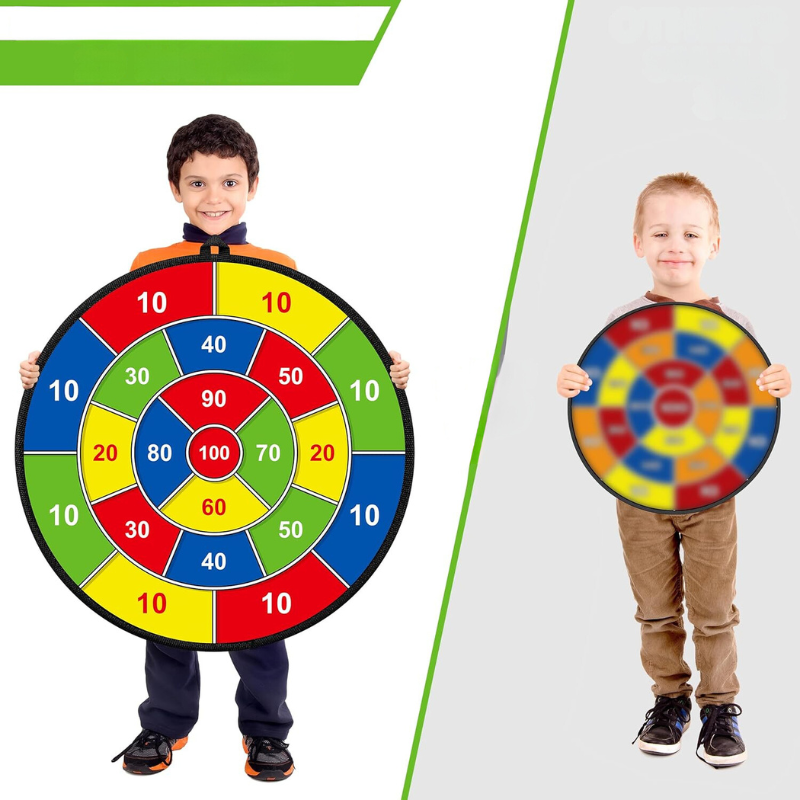 Kinder Dartboard Doppelseitig Interaktiv für Spielspaß und Motorikförderung 5
