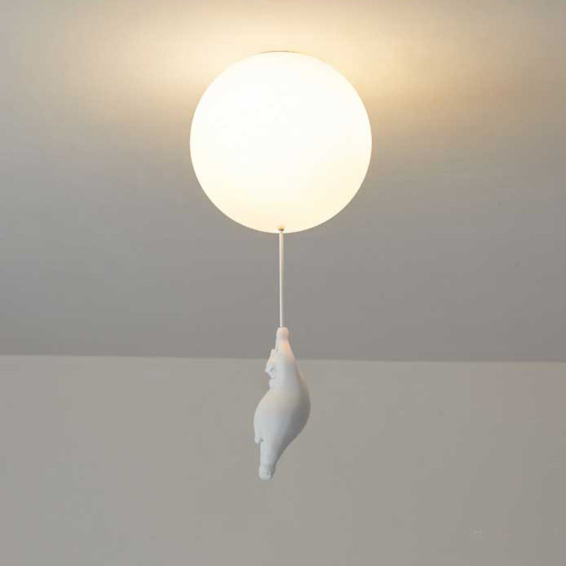 Kinder Deckenleuchte Bär und Ballon LED Pendelleuchte für Spielzimmer 9