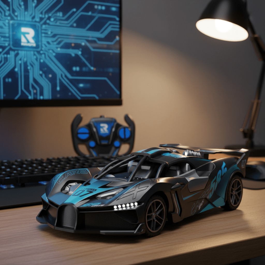 Kinder Ferngesteuertes Drift Auto 1:18 Robustes Design für Hohe Geschwindigkeiten 1