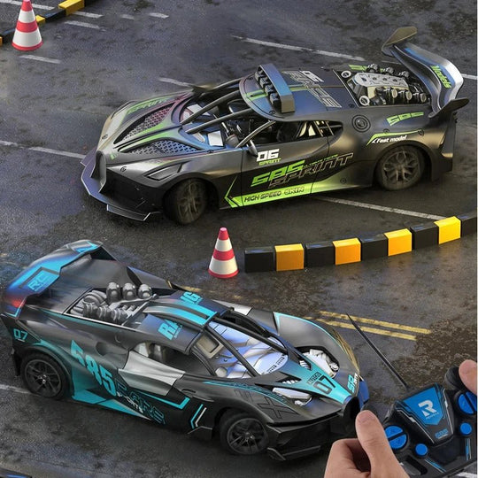 Kinder Ferngesteuertes Drift Auto 1:18 Robustes Design für Hohe Geschwindigkeiten 3