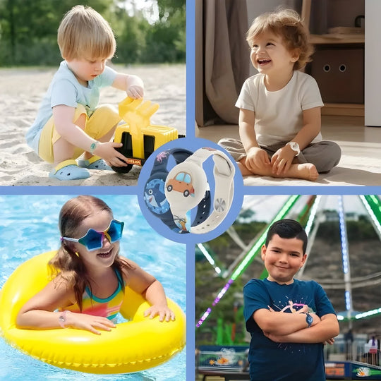 Kinder GPS-Armband Buntes Design 8