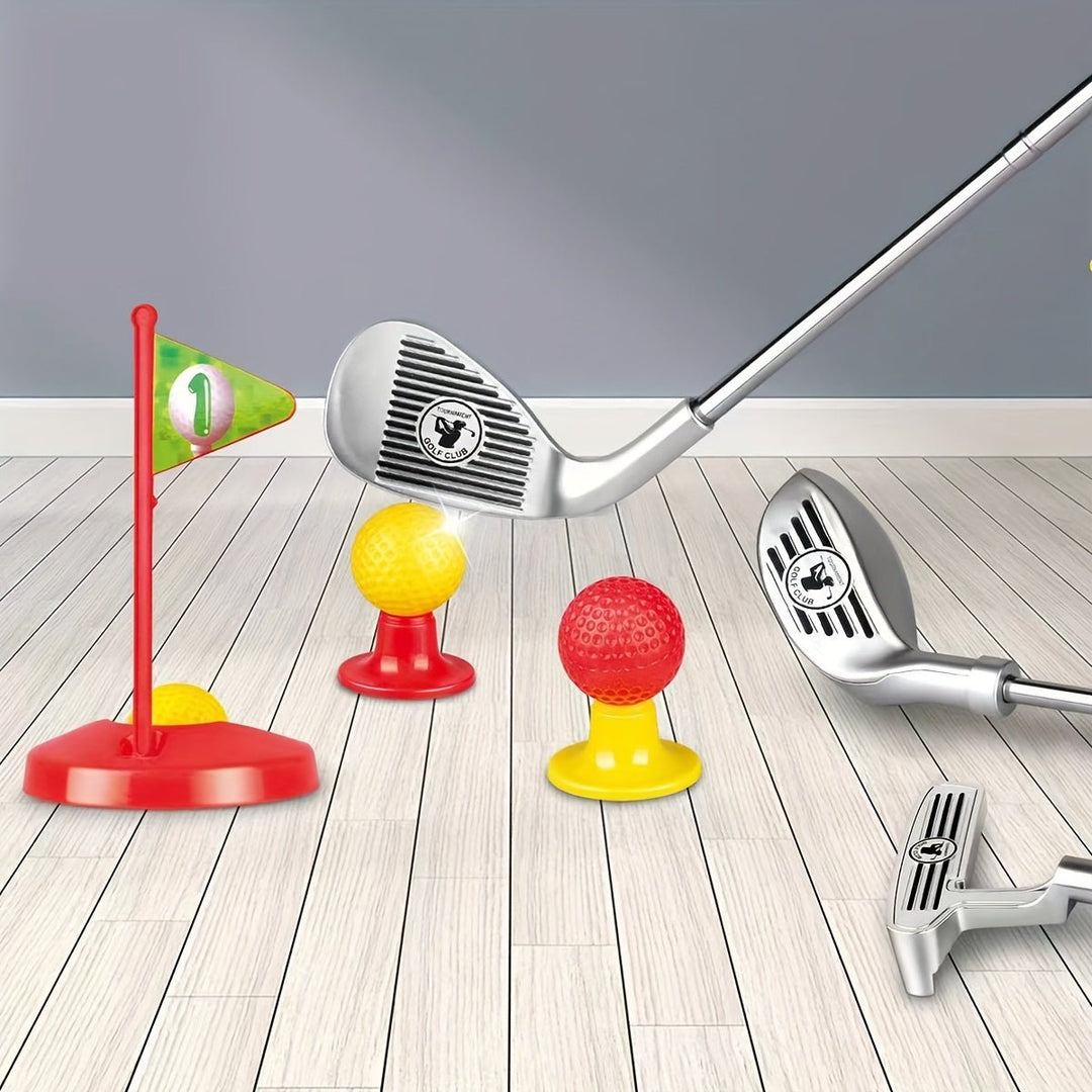 Kinder Golfset mit verstellbaren Schlägern und Zubehör 6