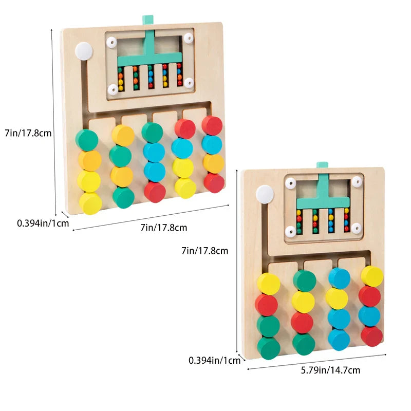 Kinder Holzpuzzle Interaktives Lernspielzeug Fördert Kreativität und Feinmotorik 4