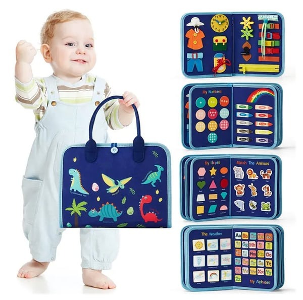 Kinder Lernbuch Interaktiv für Motorik und Selbstständigkeit 0