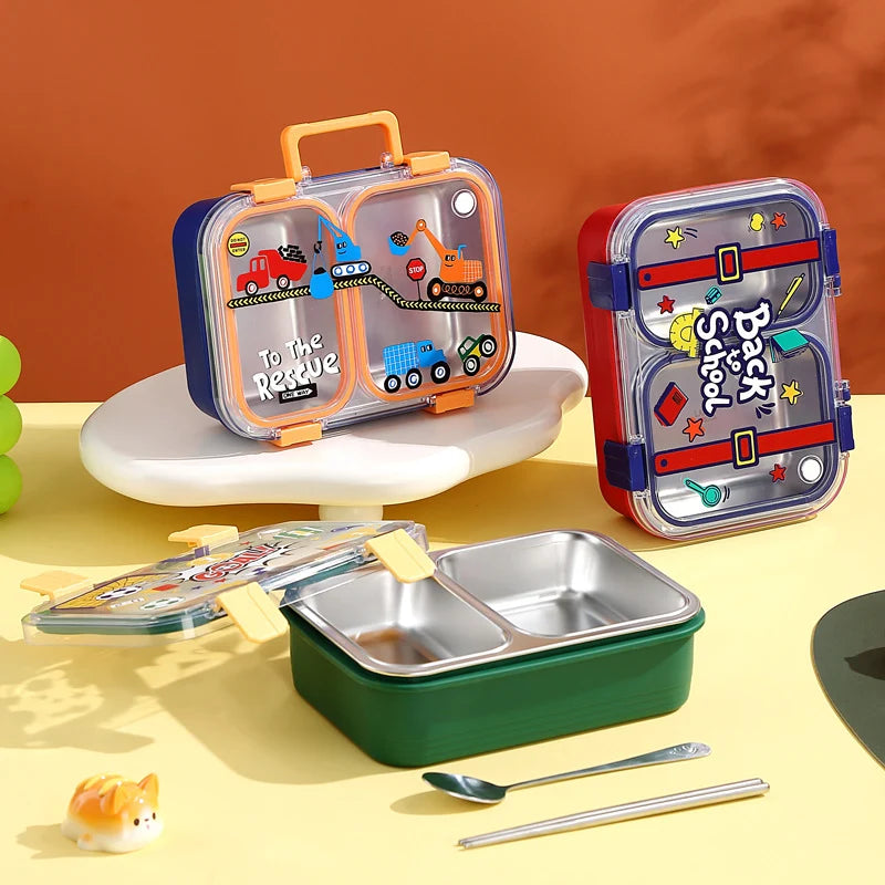 Kinder Lunchbox-Set mit spielerischen Motiven 2