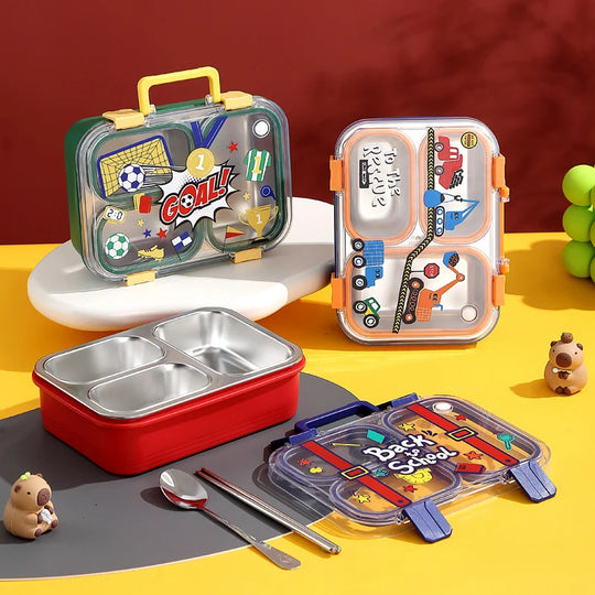 Kinder Lunchbox-Set mit spielerischen Motiven 6