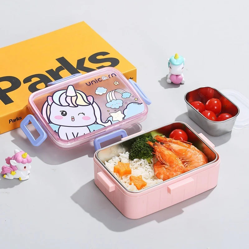Kinder Lunchbox-Set mit spielerischen Motiven BPA-frei 2