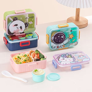 Kinder Lunchbox-Set mit spielerischen Motiven BPA-frei 3