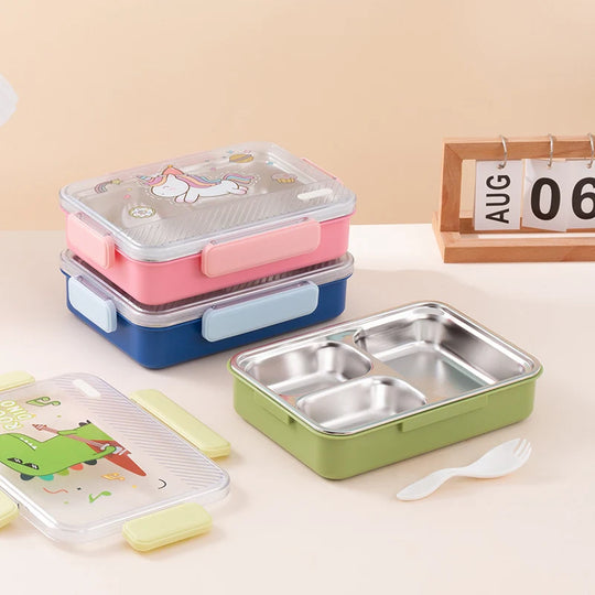 Kinder Lunchbox Mehrfachfächer Verspielt 3