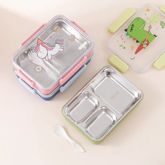 Kinder Lunchbox Mehrfachfächer Verspielt 4