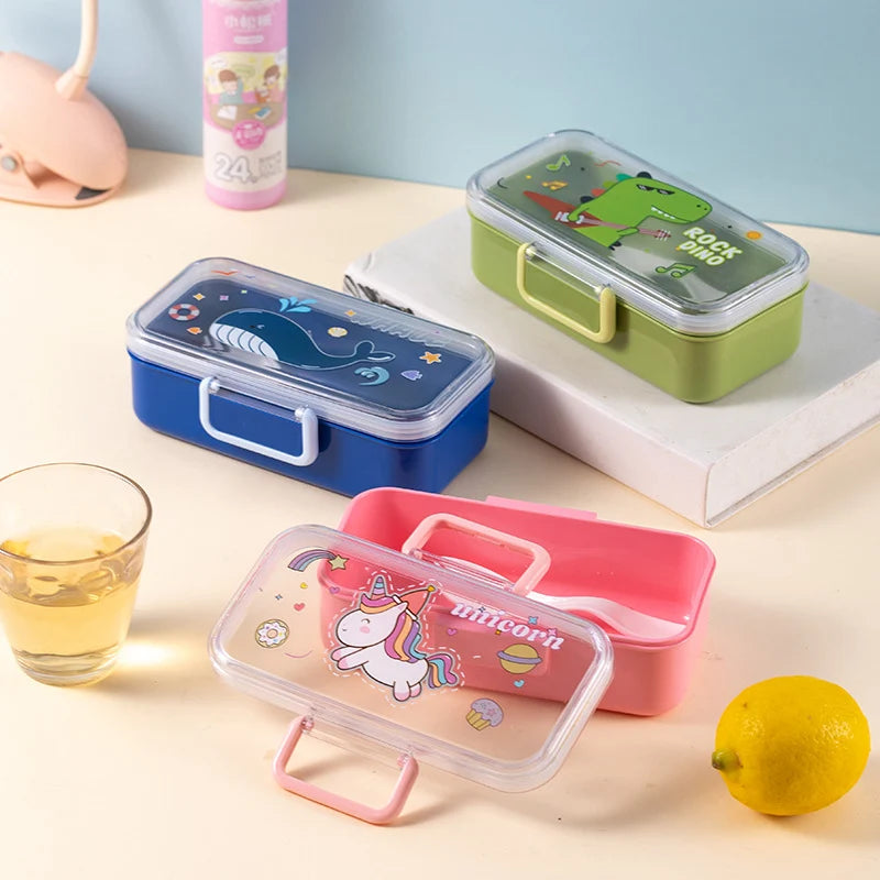 Kinder Lunchbox Mehrfachfächer Verspielt 7