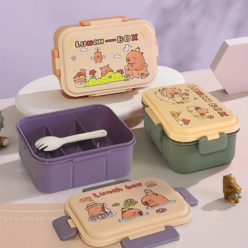 Kinder Lunchbox mit fröhlichem Motiv und praktischem Verschluss 2