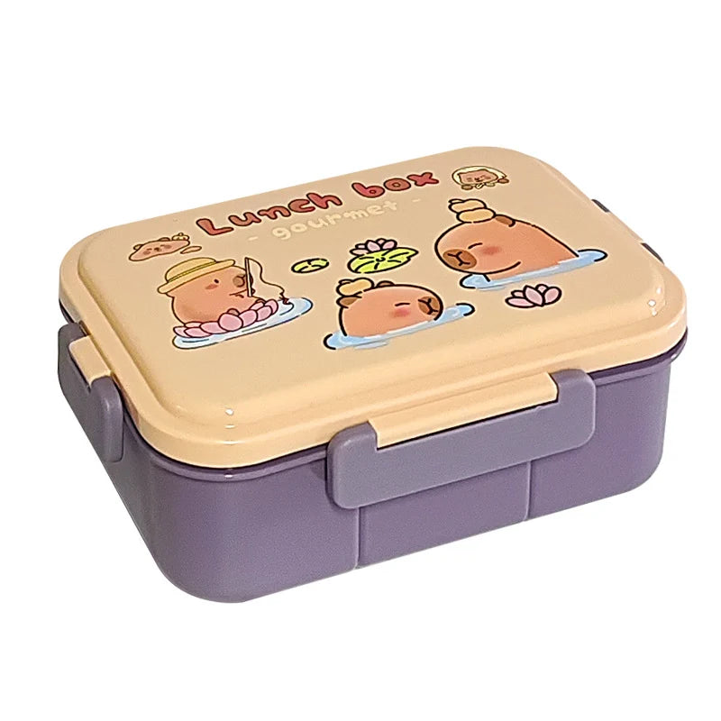 Kinder Lunchbox mit fröhlichem Motiv und praktischem Verschluss 7