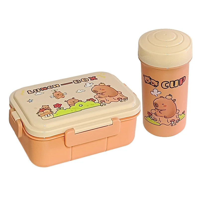 Kinder Lunchbox mit fröhlichem Motiv und praktischem Verschluss 8