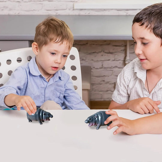 Kinder Nilpferd Spielfigur Realistisch 2