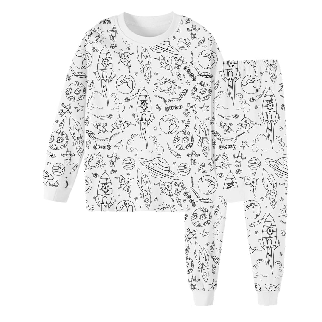 Kinder Pyjama Kreativ Mit Malspaß für Jungen und Mädchen 10