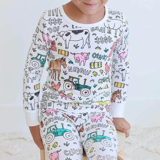 Kinder Pyjama Kreativ Mit Malspaß für Jungen und Mädchen 5
