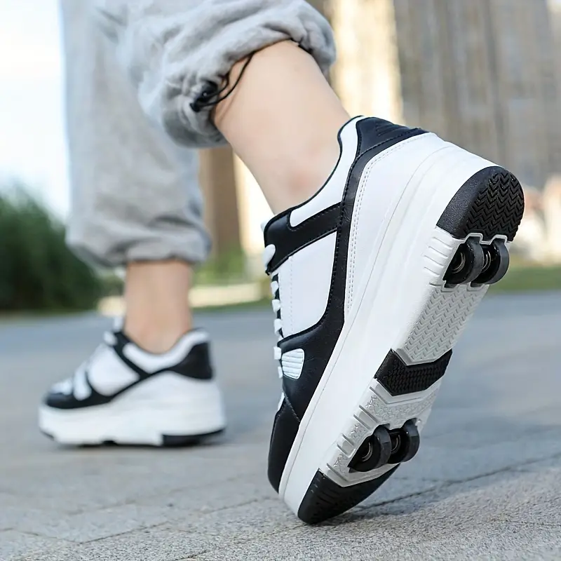 Kinder Rollschuhe Abnehmbare Räder Rollo Sneakers für Abenteuer 7