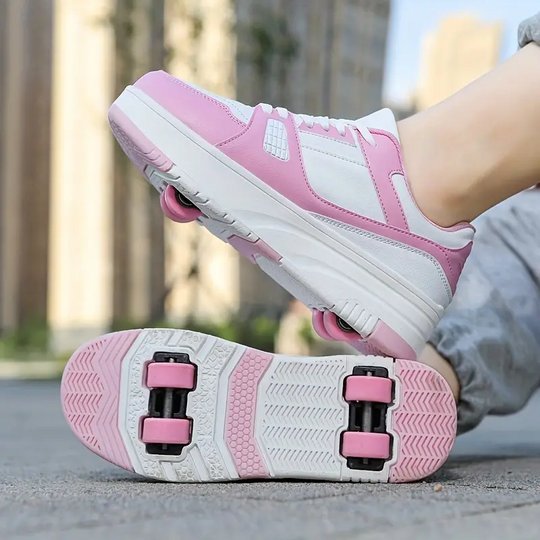 Kinder Rollschuhe Abnehmbare Räder Rollo Sneakers für Abenteuer 8