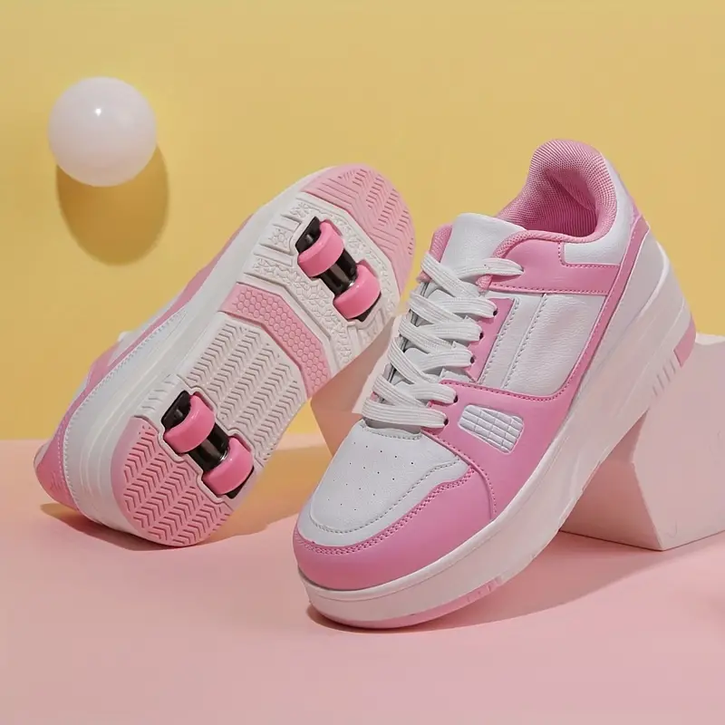 Kinder Rollschuhe Für Outdoor-Abenteuer Mit Abnehmbaren Rädern 0
