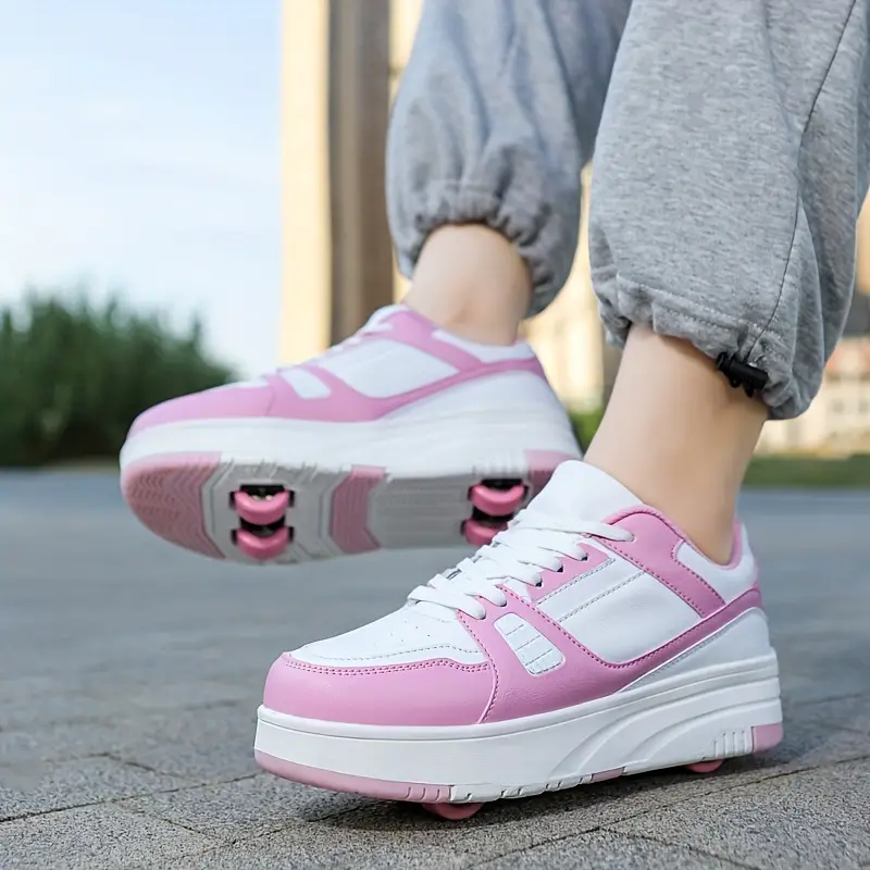Kinder Rollschuhe Für Outdoor-Abenteuer Mit Abnehmbaren Rädern 2