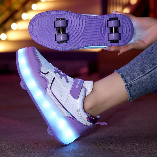 Kinder Rollschuhe Mit LED-Beleuchtung Und Orthopädischem Design 6