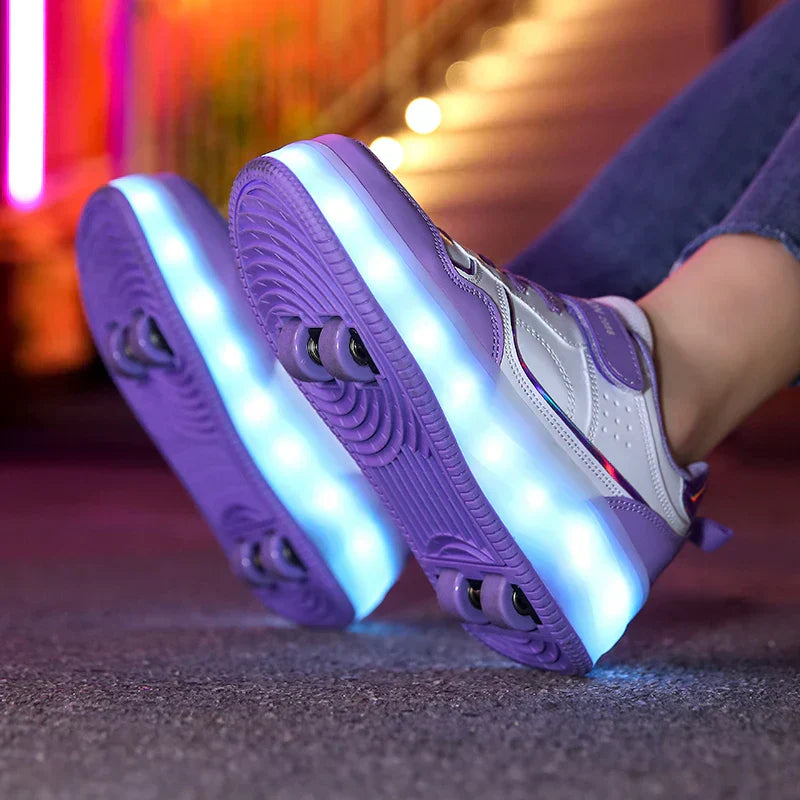 Kinder Rollschuhe Mit LED-Beleuchtung Und Orthopädischem Design 7