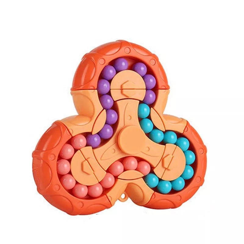 Kinder Spielzeug 2-in-1 Fidget Spinner und Zauberwürfel für Kreativität und Konzentration 7